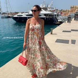 MANGO Floral maxi dress